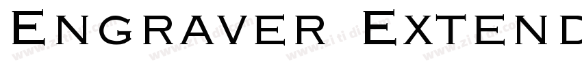 Engraver Extended N字体转换